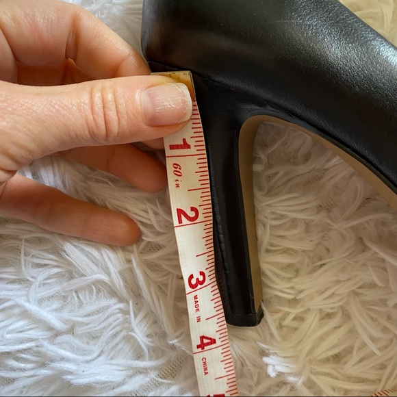 HALOGEN Black Leather Heels from Nordstrom with box size 7.5 - Picture 10 of 11